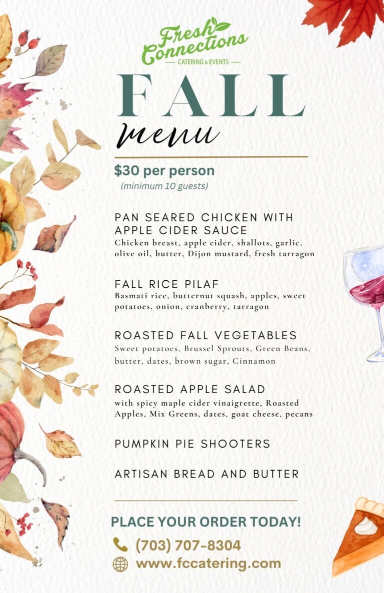 Fall Menu