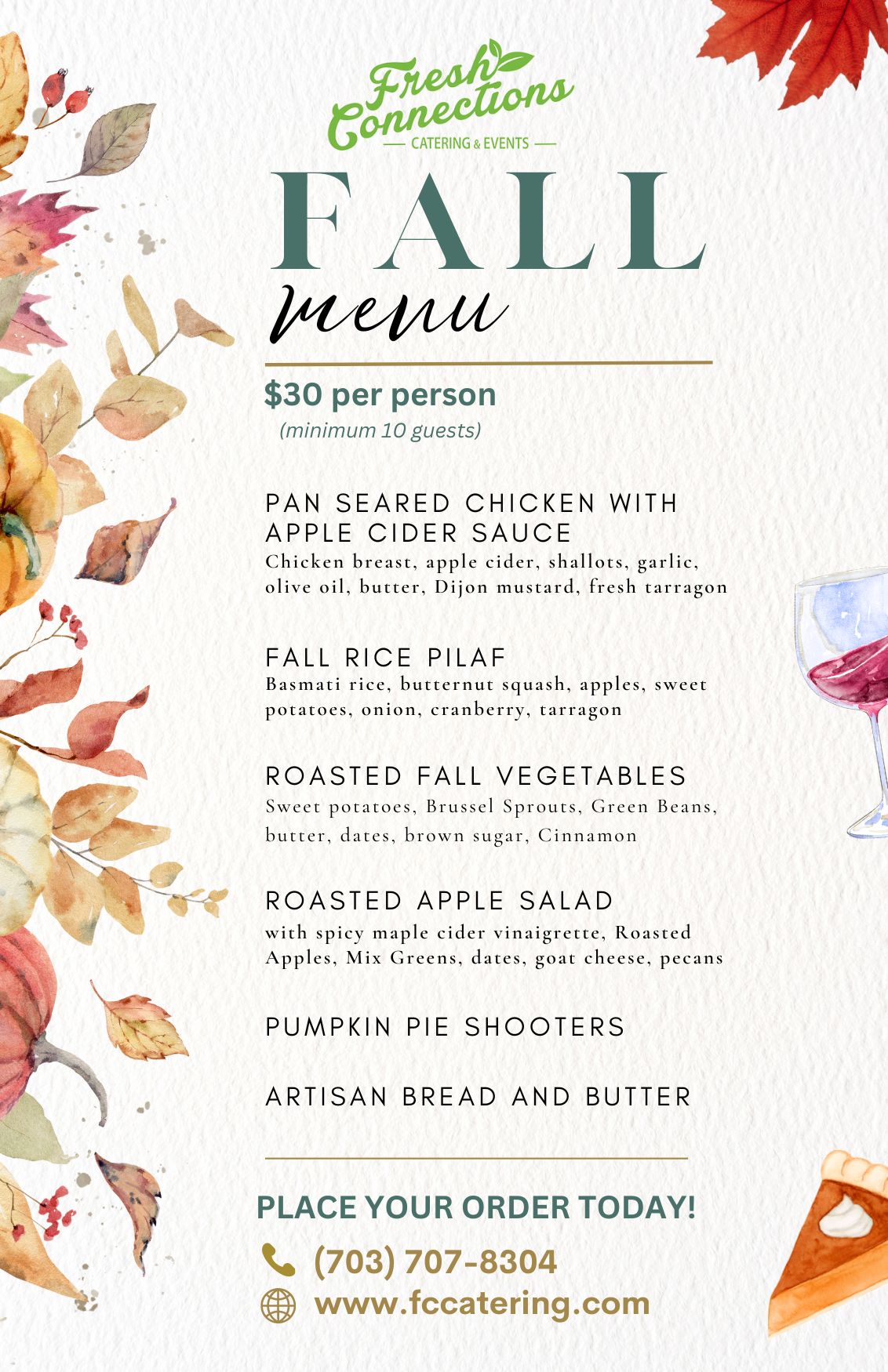 Fall Menu