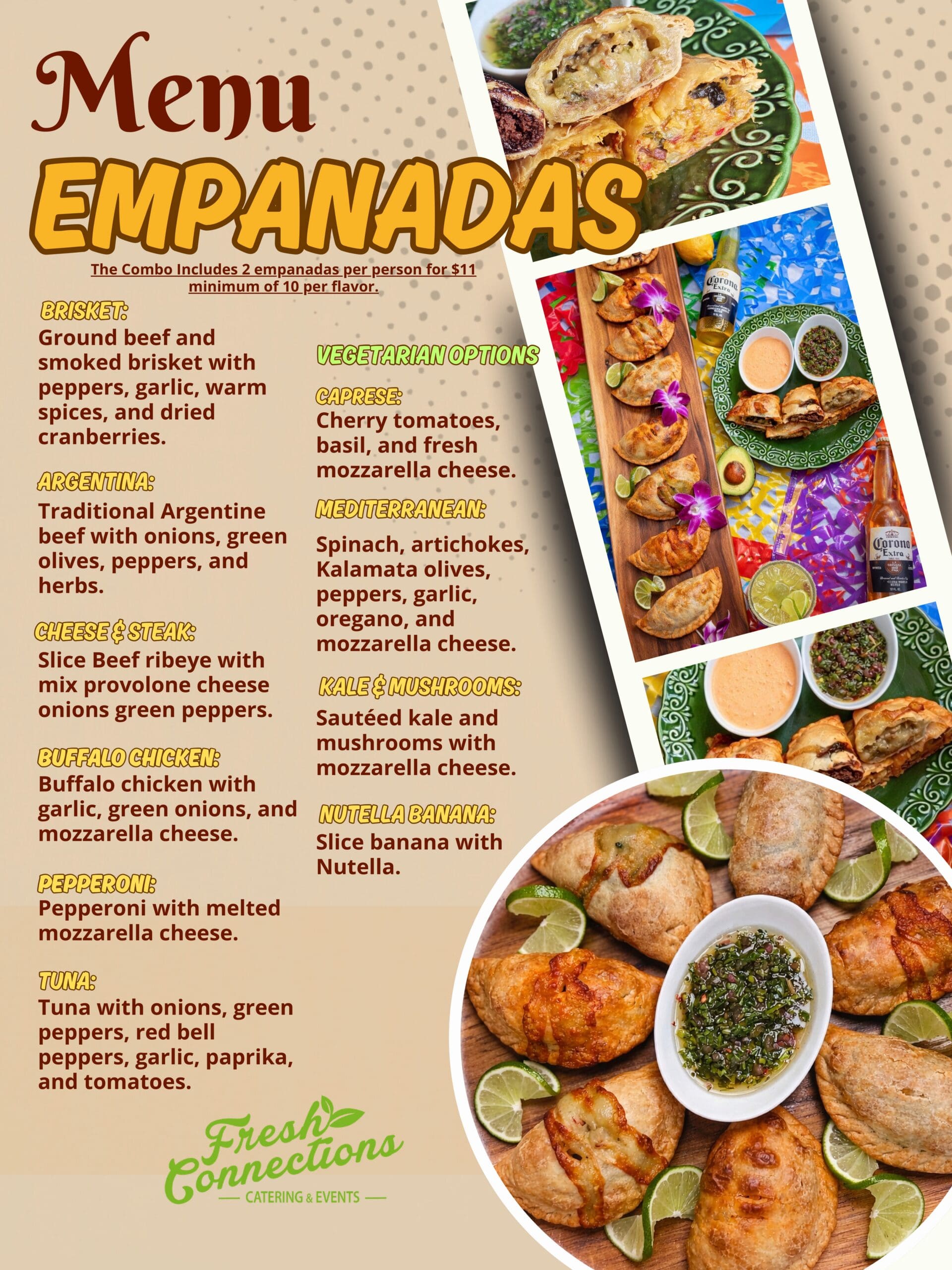 Empanadas Menu 2026